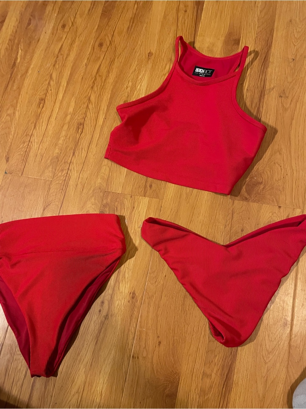 Beach Riot Ribbed 3 piece set - Picture 3 of 8